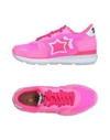 ATLANTIC STARS ATLANTIC STARS WOMAN SNEAKERS FUCHSIA SIZE 7 LEATHER, TEXTILE FIBERS,11363420HB 5