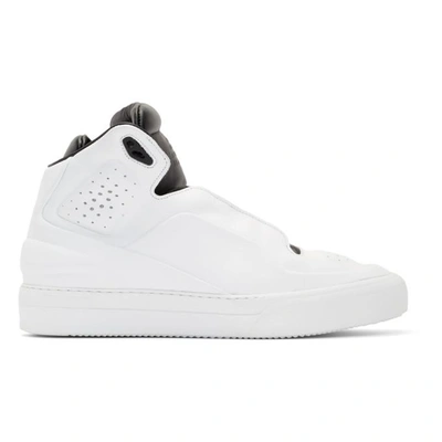 Maison Margiela Frequency Hi-top White Leather Sneakers