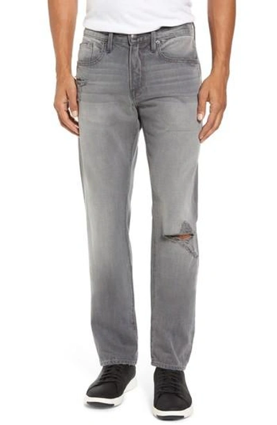 Frame L'homme Slim Fit Distressed Jeans In Grayfox