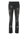 HISTORY REPEATS Silver Sequin Dark Grey Jeans,JD29A000EXCL