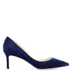 Jimmy Choo Romy 60 Navy Mid-heel Pumps In Navy