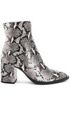 Tony Bianco Brazen Pointy Toe Bootie In Natural Snake