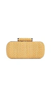 INGE CHRISTOPHER CATALINA WOVEN CLUTCH