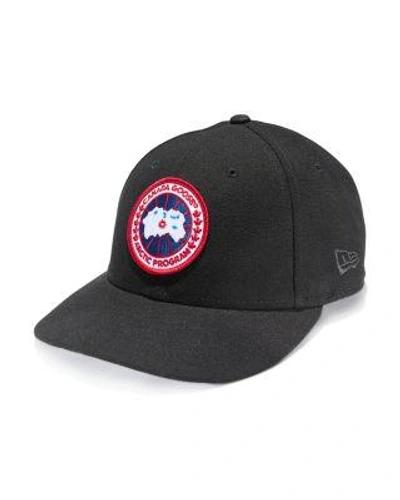 Canada Goose Core Logo Patch Cap, Black, One Size
