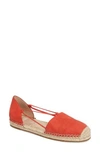 Eileen Fisher Lee Espadrille Flat In Melon Nubuck