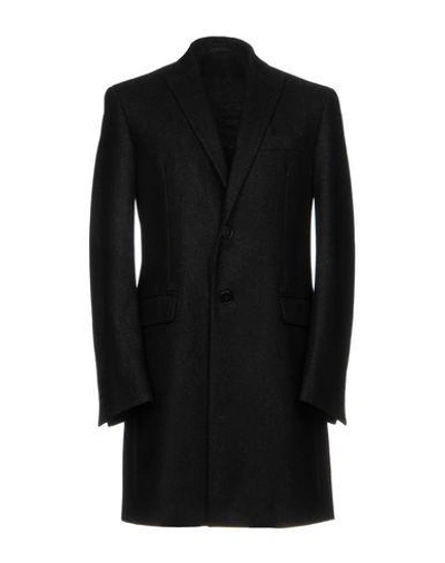 Versace Coat In Black