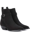 SAINT LAURENT THEO 40 SUEDE ANKLE BOOTS,P00271625