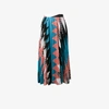 MSGM MSGM GEOMETRIC PRINT PLEATED SKIRT,2342MDD111Y17487912426610