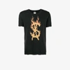 KSUBI X TRAVIS SCOTT FLAMING DOLLAR T-SHIRT,12437678
