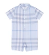 BURBERRY London Check Babygrow 6 Months - 3 Years,P000000000005438186