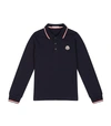 MONCLER Logo Long Sleeve Polo Shirt,P000000000005696801