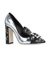 DOLCE & GABBANA METALLIC GRAFFITI PUMPS 105,P000000000005700115