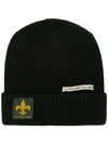 KENT & CURWEN PATCH DETAIL BEANIE,K3694E002012457106