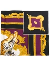 VERSACE Versace Tiger Print Foulard - Farfetch,IFO9001IT0003012307252