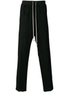 RICK OWENS DROP-CROTCH DRAWSTRING TROUSERS,RU17F8394CB12397656