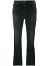 CLOSED CLOSED CROPPED FITTED JEANS - BLACK,C91653021BX12441383