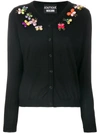 BOUTIQUE MOSCHINO butterfly embellished cardigan,A0912580012227173