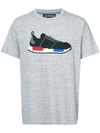 MOSTLY HEARD RARELY SEEN MOSTLY HEARD RARELY SEEN 8-BIT SNEAKER T-SHIRT - GREY,MHEB08AGT04B12327051