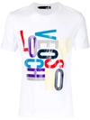 LOVE MOSCHINO LOGO T-SHIRT,M473149E181112458619