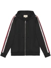 GUCCI CRYSTAL-EMBELLISHED ZIPPED HOODIE,472245X9H5612473116