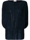SONIA RYKIEL boat-neck pleated jumper,1835582512411566