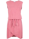 OLYMPIAH OLYMPIAH LACE UP DETAIL DRESS - PINK,11827112140937