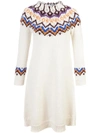 LOEWE JACQUARD SWEATER DRESS,D3276330SM12456957