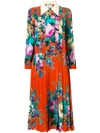 GUCCI GUCCI FLORAL PRINT DRESS - MULTICOLOUR,488959ZJQ1212458111