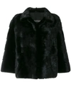 Simonetta Ravizza Mink Fur Jacket In Black