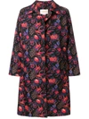 La Doublej A-line Jacquard Jacket In Black