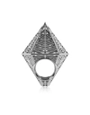 VOJD STUDIOS RINGS UMBALA HEXAGONAL STERLING SILVER RING