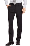 Bonobos Jetsetter Slim Fit Flat Front Stretch Wool Dress Pants In Black