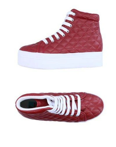 Jc Play By Jeffrey Campbell Trainers In Maroon