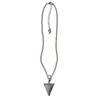 9design Men's Silver Abracadabra Talisman Necklace With Removable Pendant
