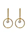 9design Women's Gold Hoop Dangle Drop Earrings
