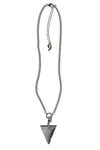 9design Women's Silver Plated Abracadabra Talisman Necklace With Removable Pendant