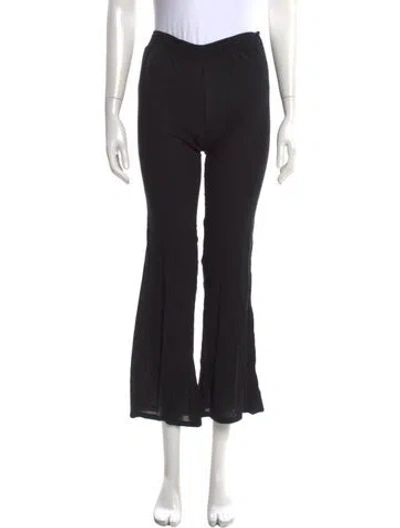 Pre-owned 9seed Flared Pants In Black