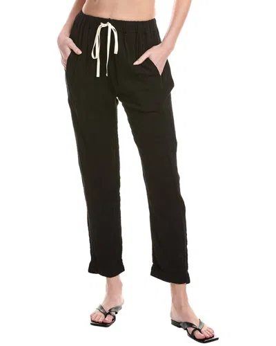 9seed Gauze High-rise Tapered Lounge Pant In White