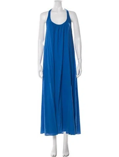Pre-owned 9seed Halterneck Long Dress In Blue