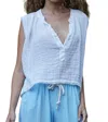 9seed Idyllwild Sleeveless Top In White In White