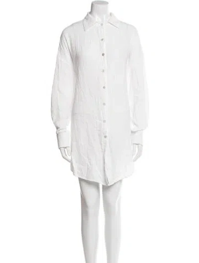 Pre-owned 9seed Knee-length Dress In White