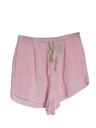 9seed La Jolla Gauze Short In Blush In Gold