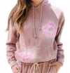 9seed Lola Hoodie Solstice In Tie Dye In Pink