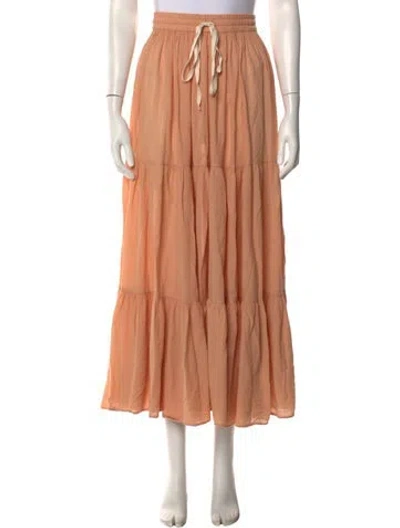 Pre-owned 9seed Long Skirt In Orange