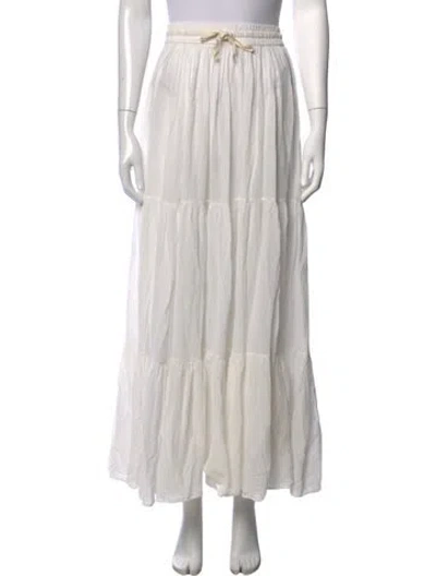 Pre-owned 9seed Long Skirt In White