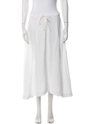 Pre-owned 9seed Long Skirt In White