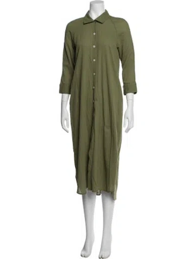 Pre-owned 9seed Midi Length Dress In Green