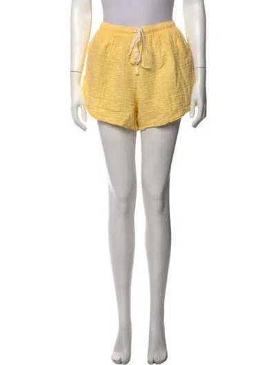 Pre-owned 9seed Mini Shorts In Yellow