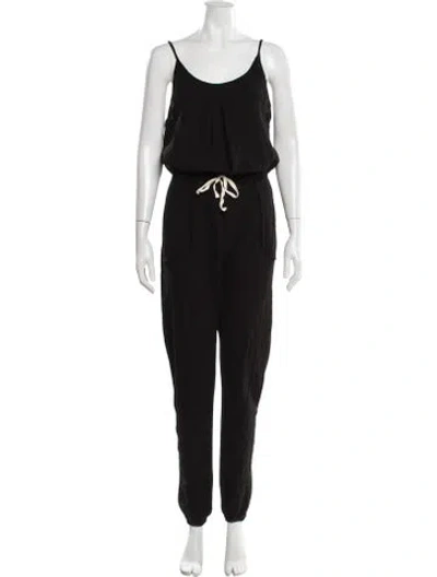 Pre-owned 9seed Scoop Neck Jumpsuit In Black