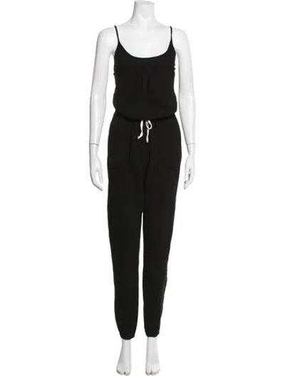 Pre-owned 9seed Scoop Neck Jumpsuit In Black
